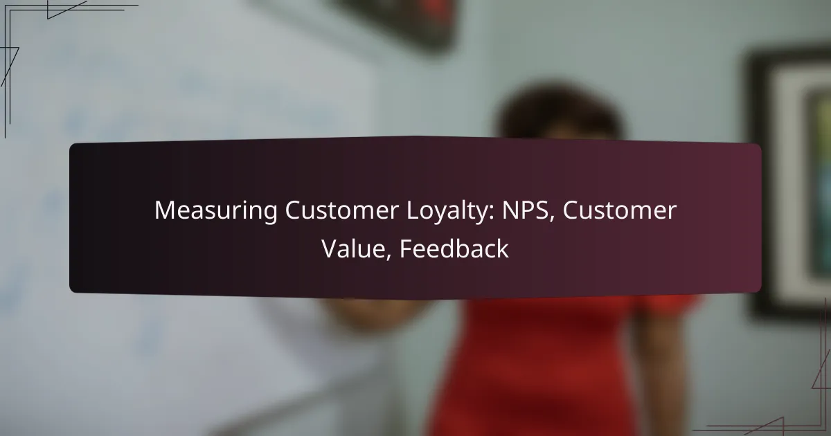 Measuring Customer Loyalty: NPS, Customer Value, Feedback